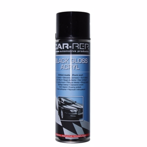 CAR-REP Akryl spraymaling - SORT BLANK 